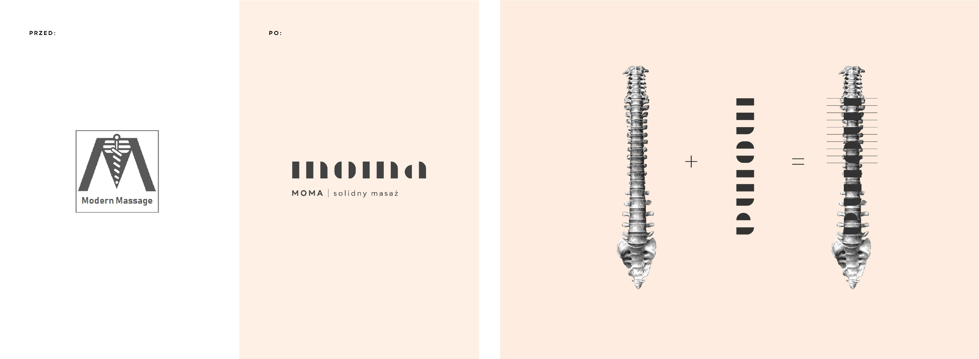 Moma lifting znaku, porównanie