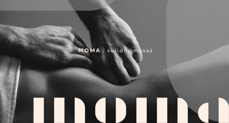 Moma cover z logo i taglinem