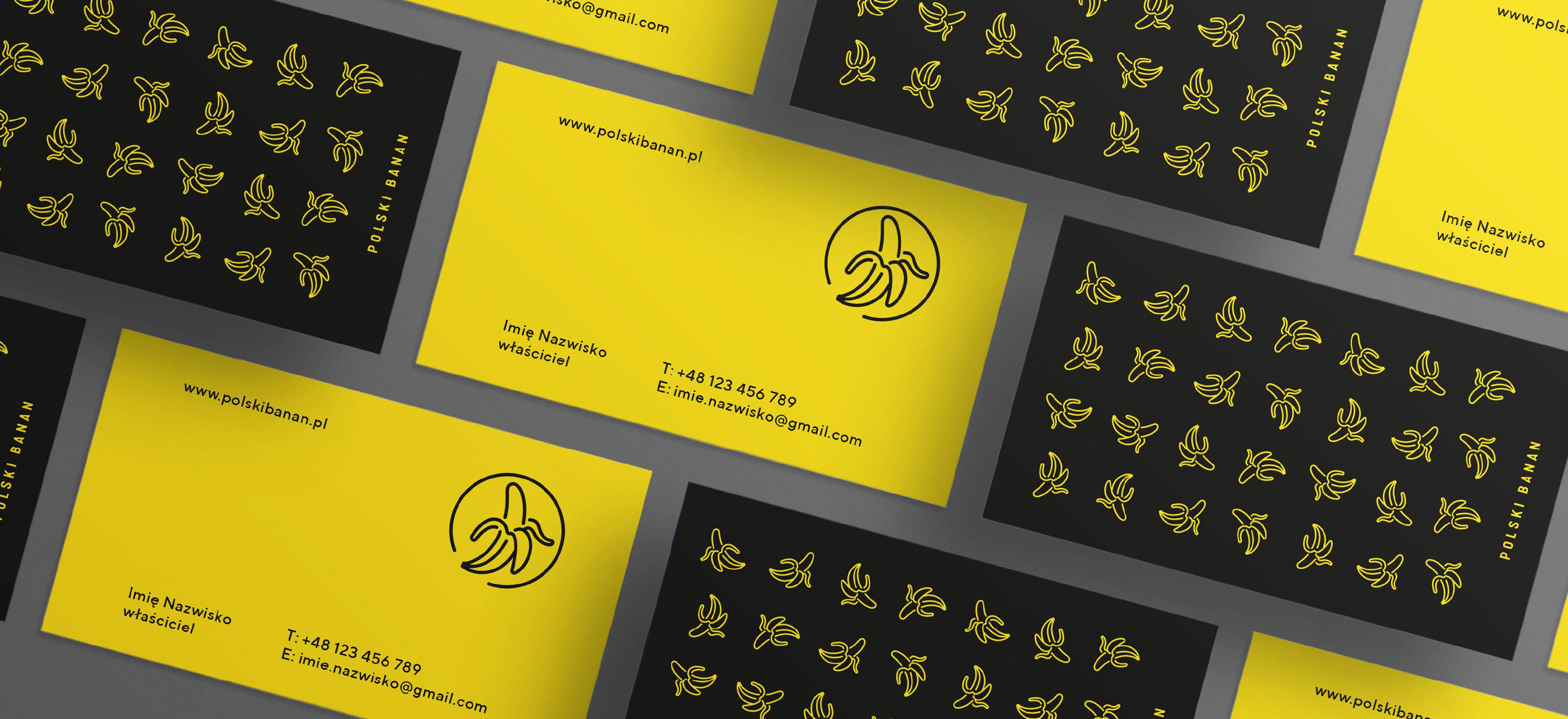 Polski Banan banner wizytówka