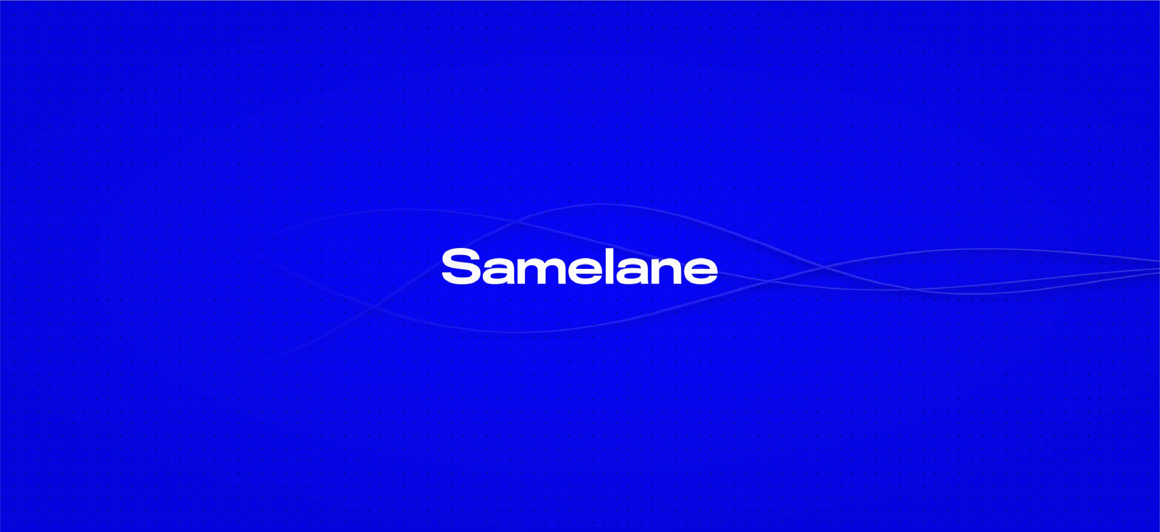 Samelane banner z logo