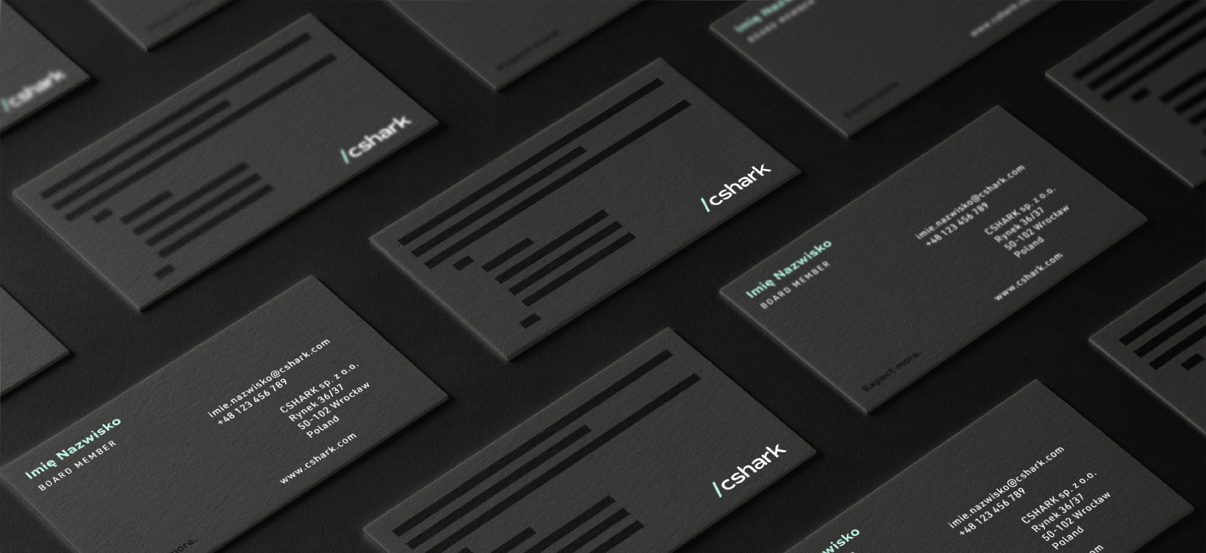 CShark banner – wizytówki