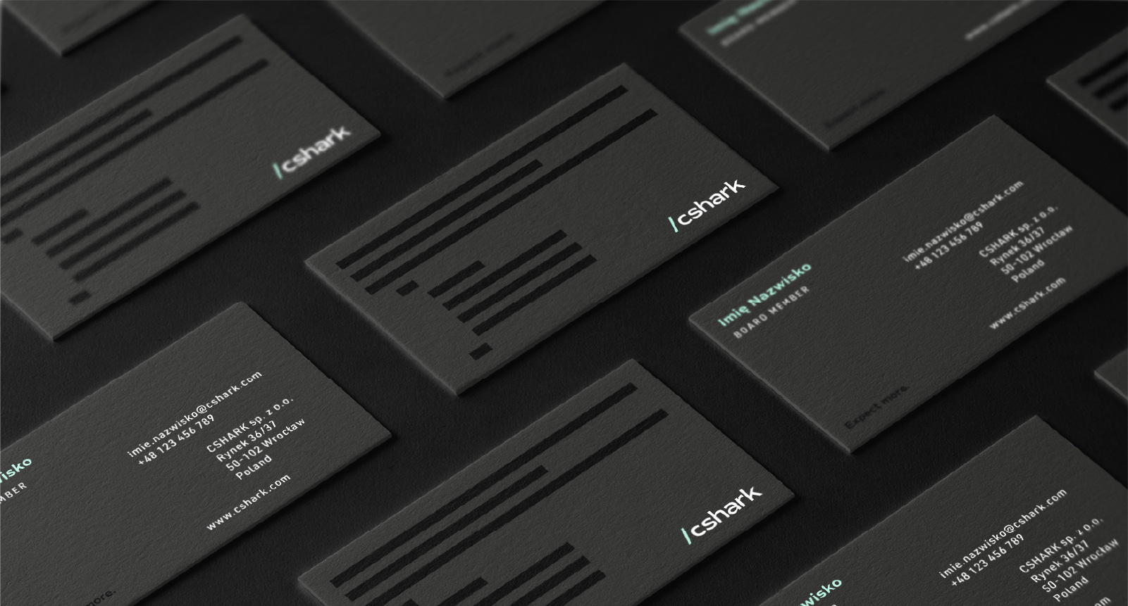 CShark cover – wizytówki