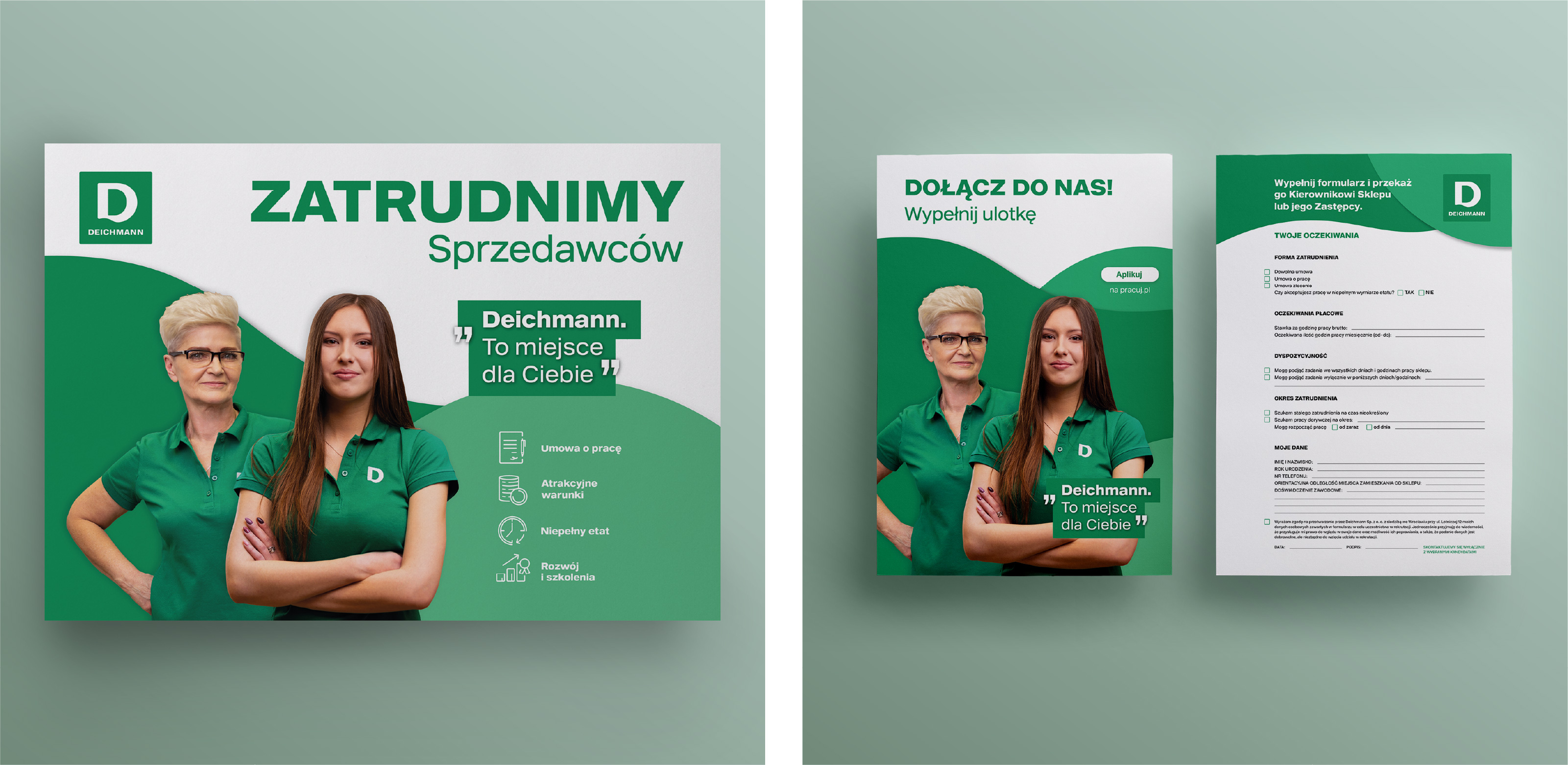 Deichmann – ulotka rekrutacyjna