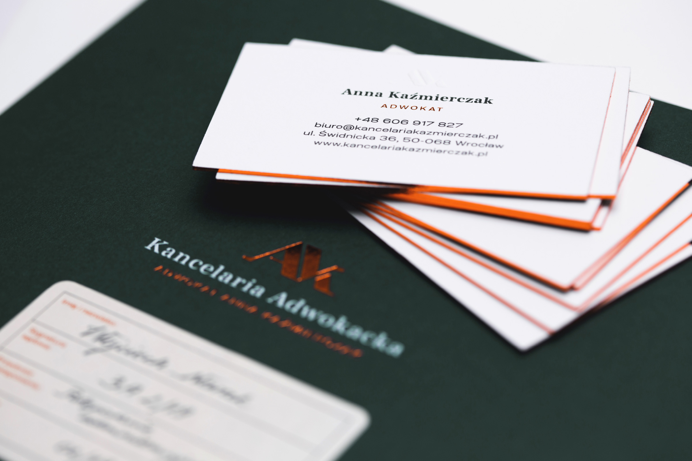 Kancelaria AK wizytówki premium 2