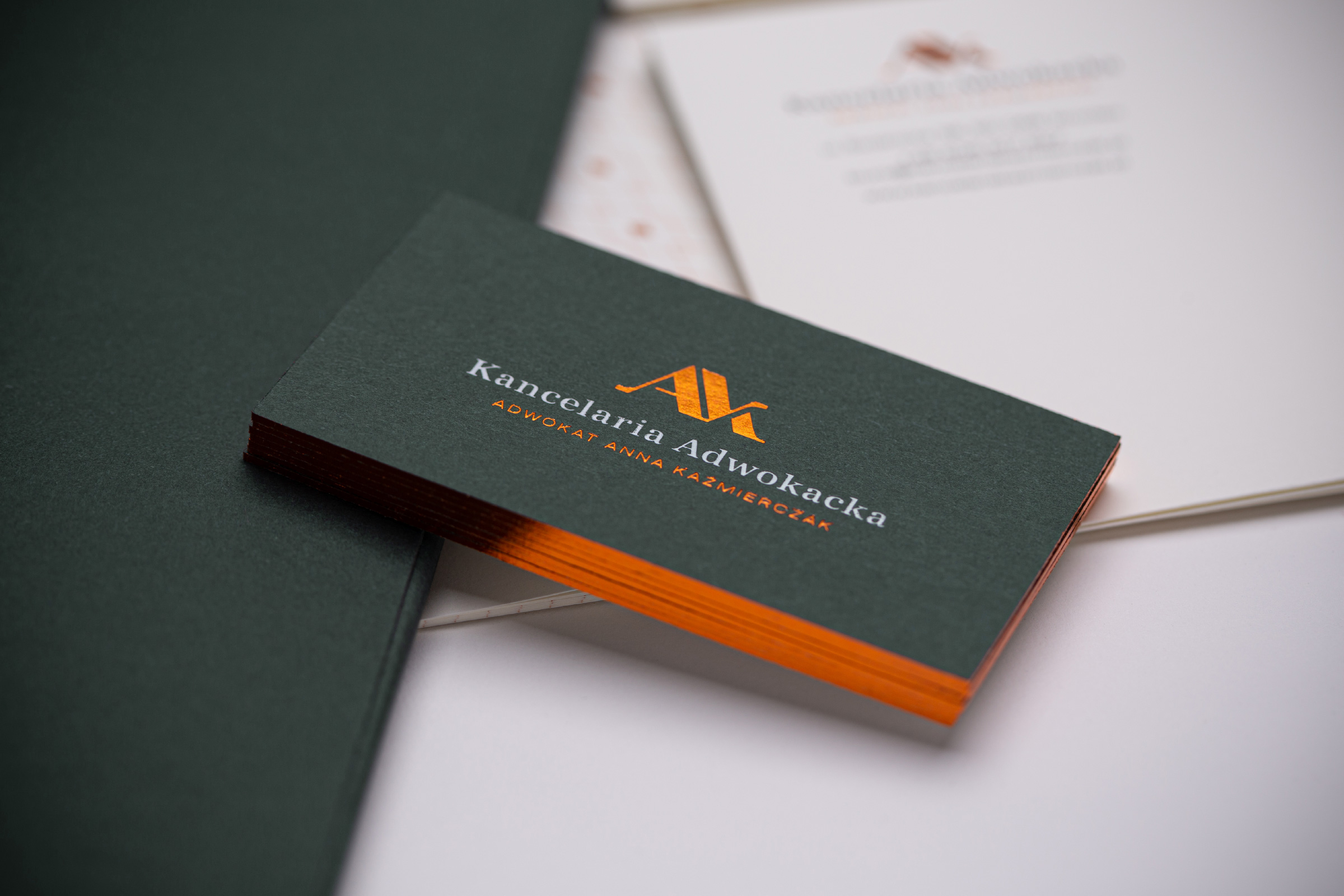 Kancelaria AK wizytówki premium