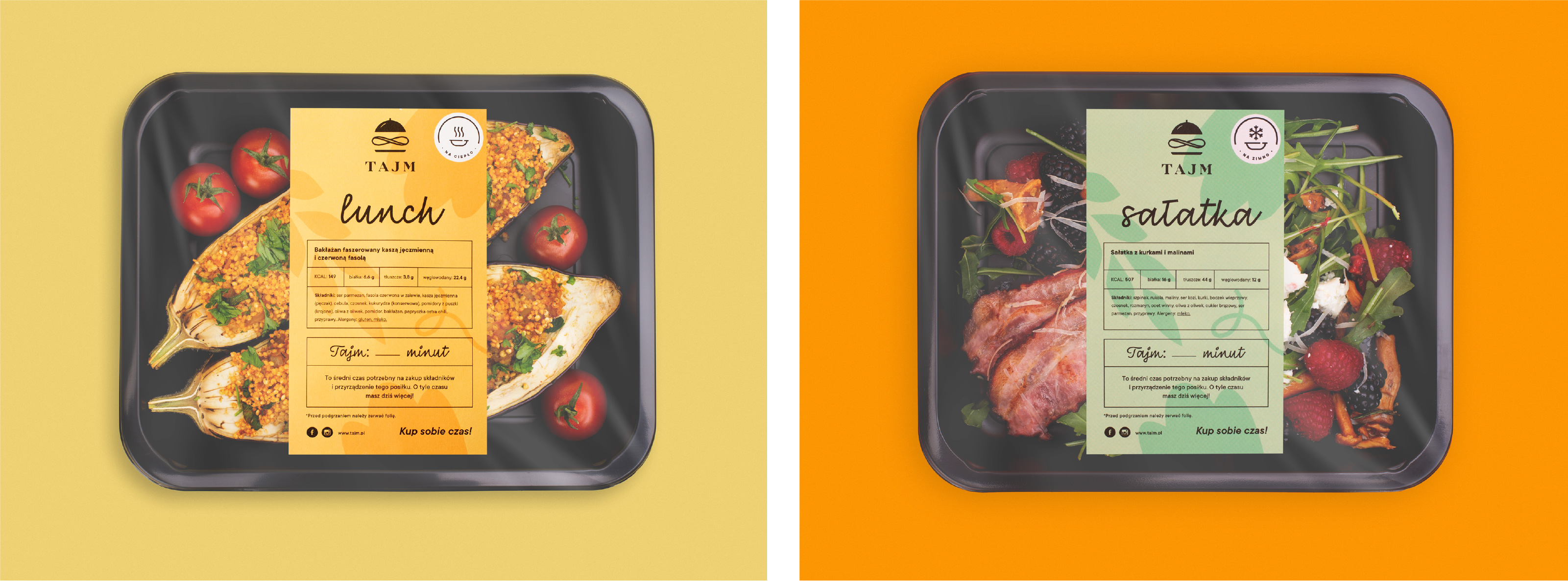 Tajm opakowania i etykiety