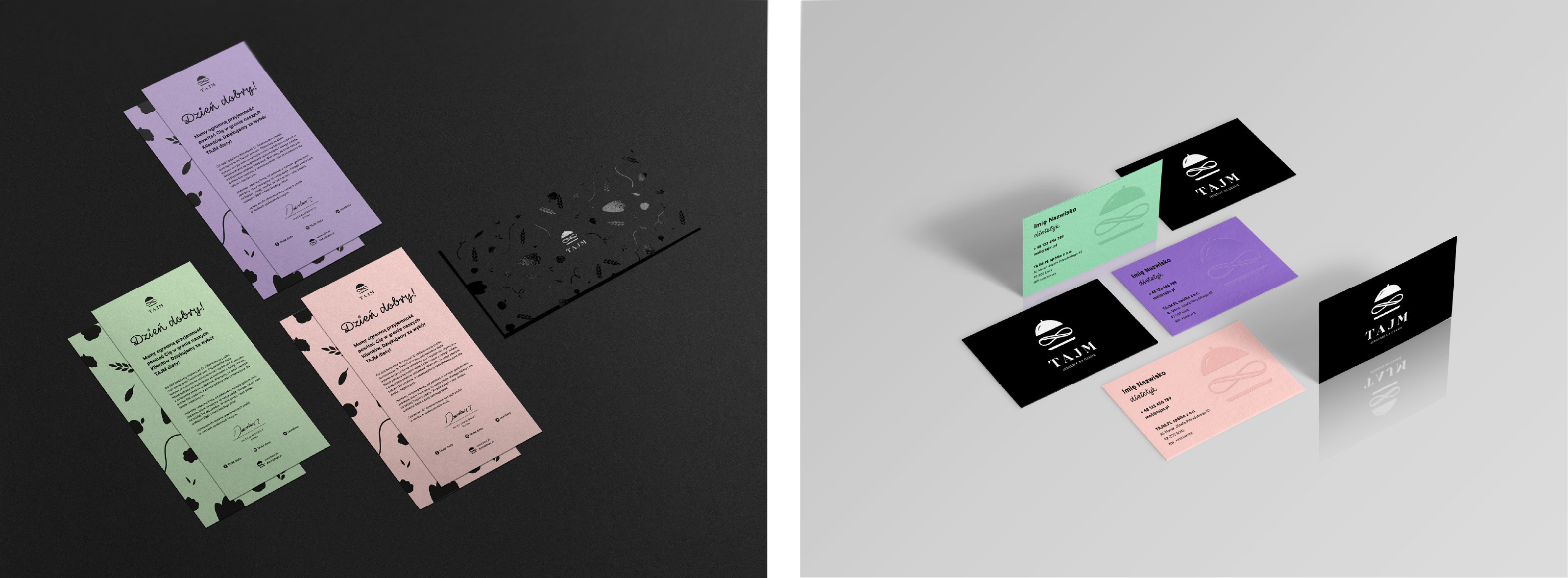 Tajm ulotki i wizytówki